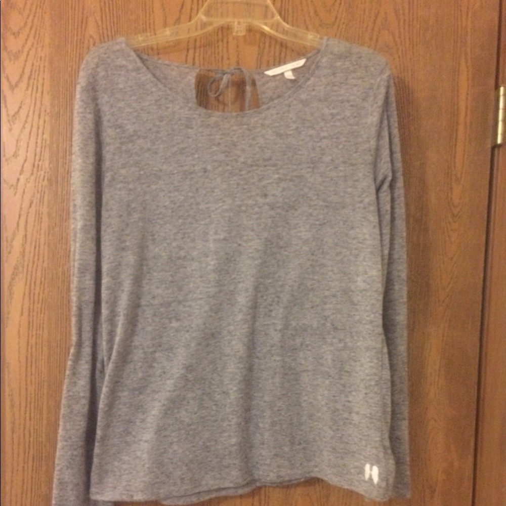 Cross Cross Back Long Sleeve Tee